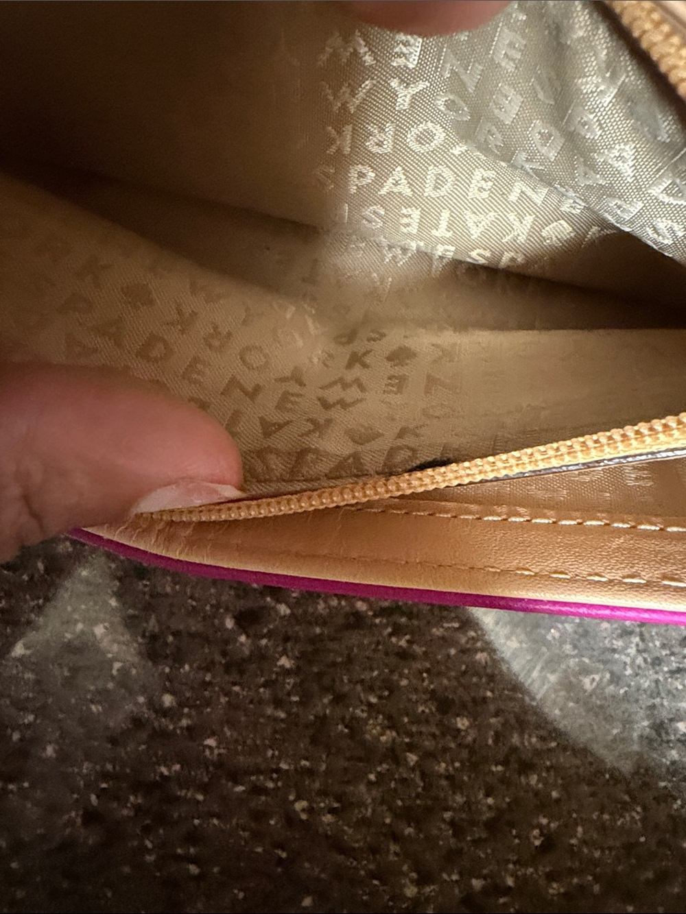 kate spade New York Pink Perforated Leather Wallet/wristlet - Picture 10 of 10